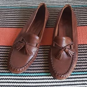 Cole Haan Leather Tassel Loafers